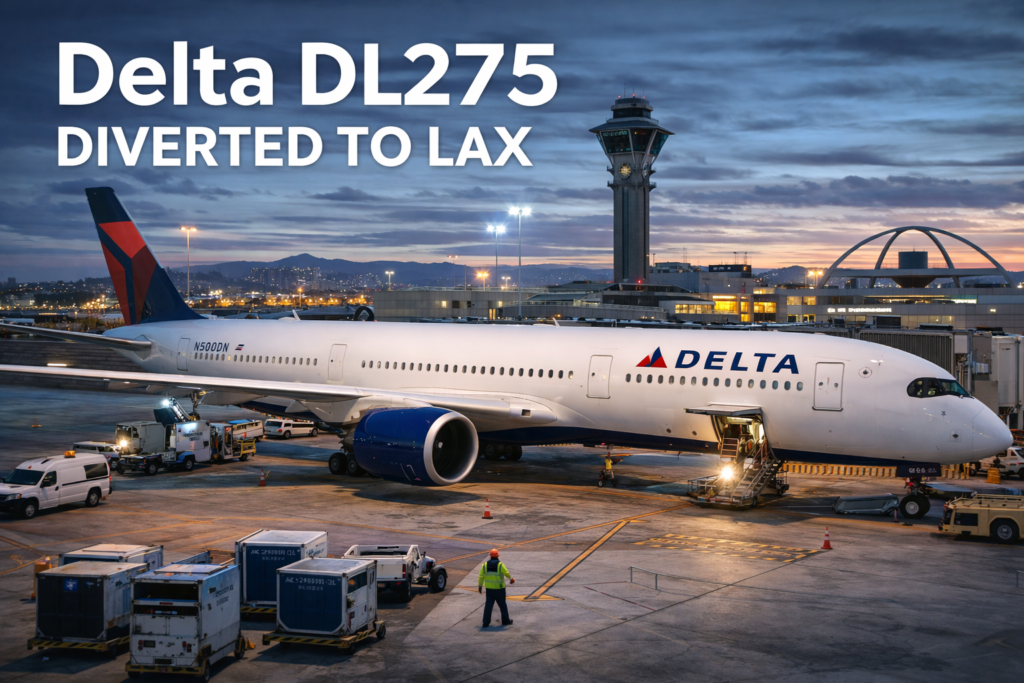 Delta Flight DL275 Diverted LAX