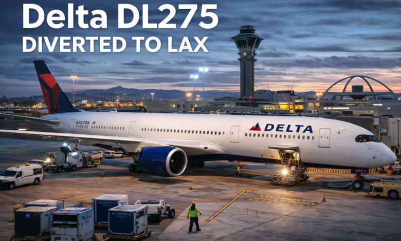 Delta Flight DL275 Diverted LAX