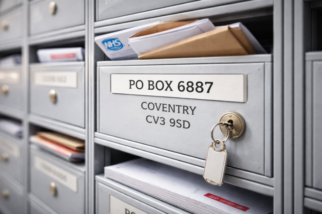 PO Box 6887 Coventry