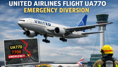 United Airlines Flight UA770 Emergency Diversion