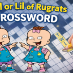 Phil or Lil of Rugrats Crossword