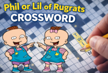 Phil or Lil of Rugrats Crossword