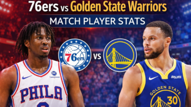 76ers vs Golden State Warriors Match Player Stats