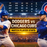 Dodgers vs Chicago Cubs Match Player Stats