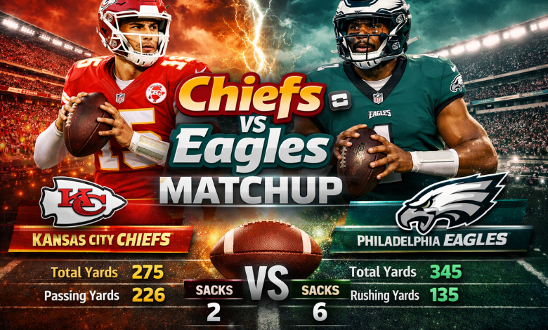 Kansas City Chiefs vs Philadelphia Eagles Match Player Stats