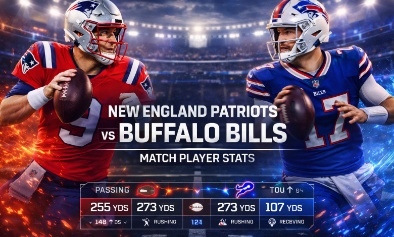 New England Patriots vs Buffalo Bills Match Player Stats