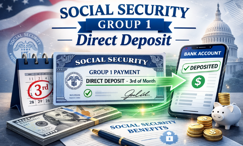 Social Security Group 1 Direct Deposit