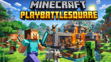Minecraft PlayBattleSquare