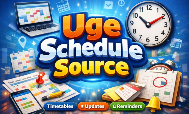 Uge Schedule Source