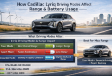 Do the Driving Modes in Cadillac Lyriq Offer Different Ranges or Battery Usages?