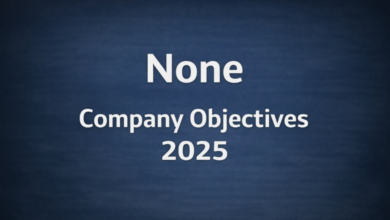 None Company Objectives 2025